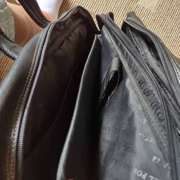 (BBC02)Faux Leather Briefcase Laptop Bag(3505-6) - Picture 5 of 15